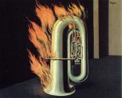 火的发现 - 雷内·马格里特